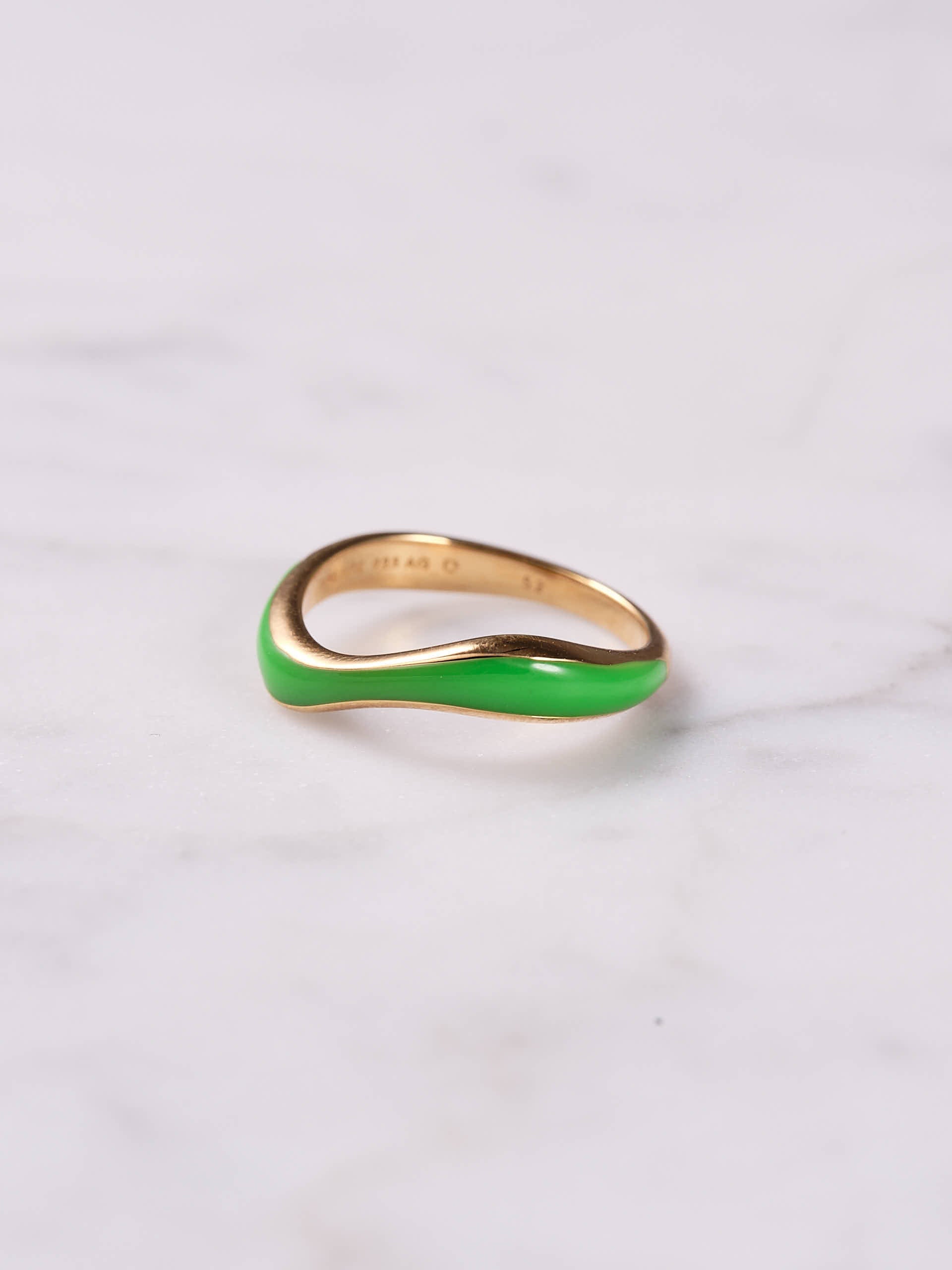 MARIA BLACK Aura Neon Green Ring | The Cabinet
