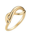 Maria Black Twisted Deceiver Ring Gold
