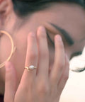 Maria Black Moonshine Ring Gold