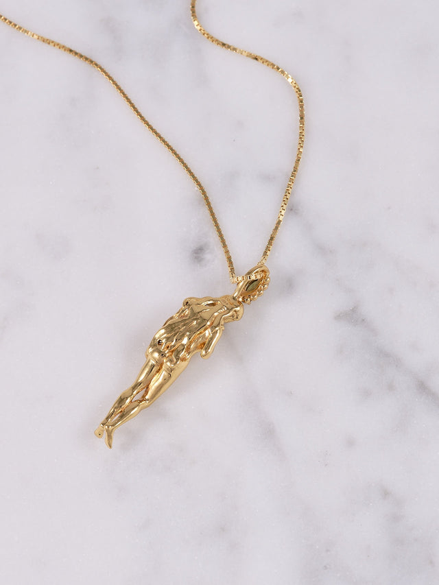 Hasla Venus Necklace Peridot Gold halskjede Halskjeder Hasla Jewelry 