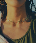 Maria Black Mio Chain Necklace Gold halskjede Halskjeder Maria Black 