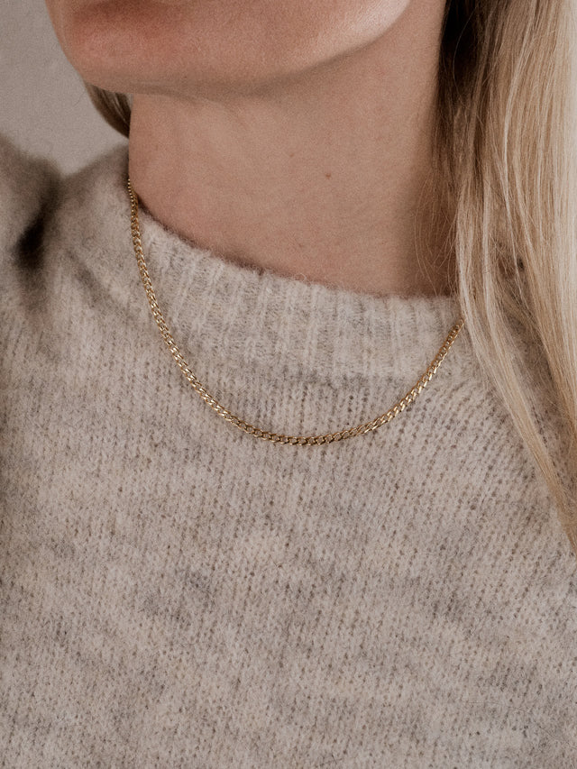 Maria Black Saffi Necklace Gold halskjede Halskjeder Maria Black 