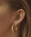 Nootka Jewelry Chunky Earring Gold øredobb Øredobber Nootka Jewelry 