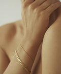 Nootka Jewelry Link Bracelet Gold armbånd Armbånd Nootka Jewelry 