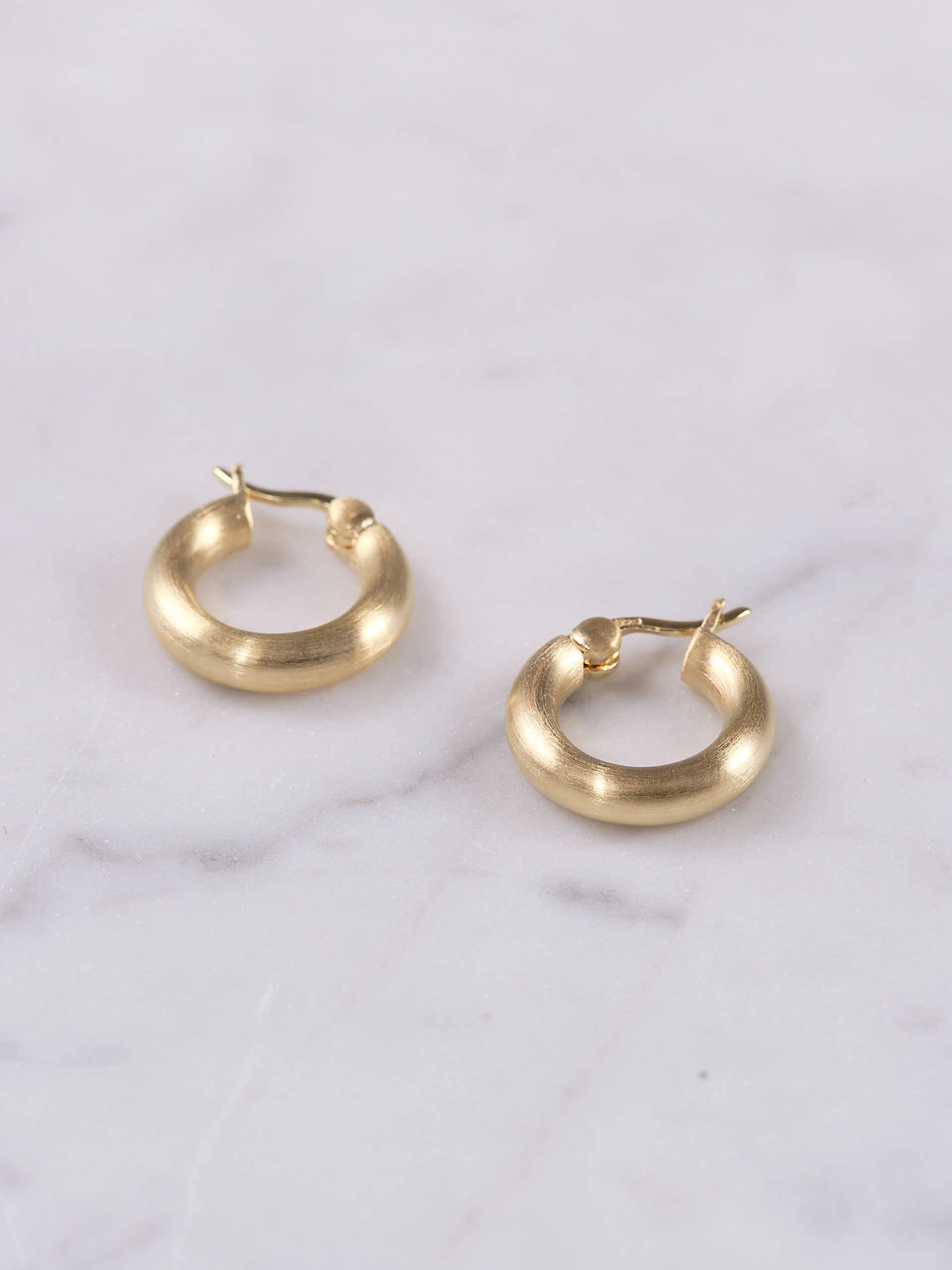 Classic Hoops Thick Small Gold - アクセサリー