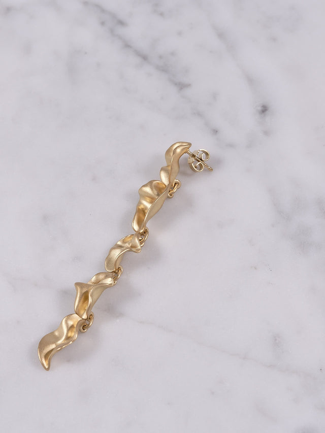 Trine Tuxen Charlie Earring Gold øredobb Øredobber Trine Tuxen Jewelry 